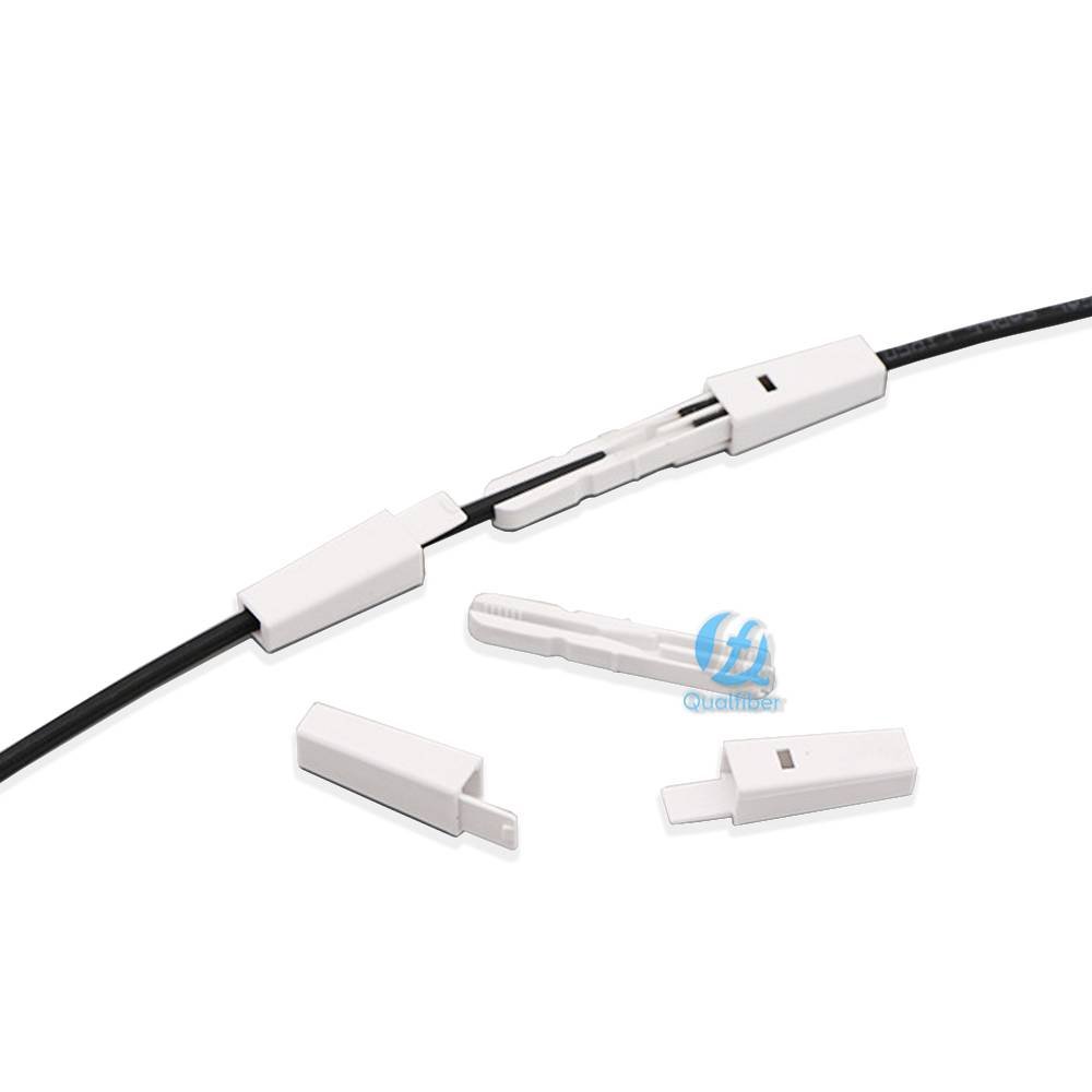 Factory Free sample Lc-Sc Fiber Patch Cord - 1 Inlet 2 Outlet Optic Fiber Protector for Drop Cable – Qualfiber