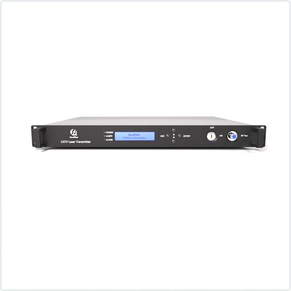 1550nm Analog QAM Transmitter for CATV with AGC 1 white background gray frame 1