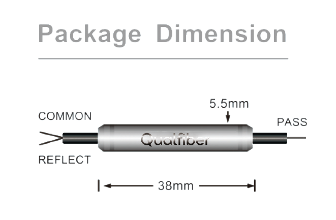 3 Ports 1310-1490-1550nm Filter Wavelength Division Multiplexer-1