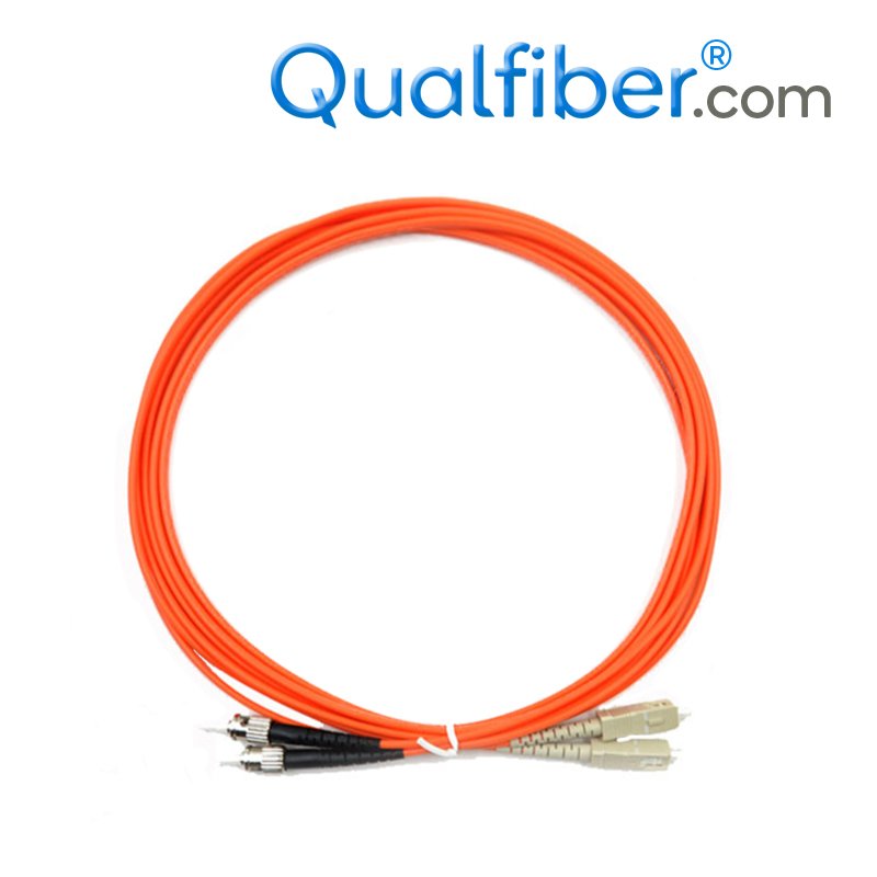 Cable de conexión de fibra óptica dúplex SC-ST