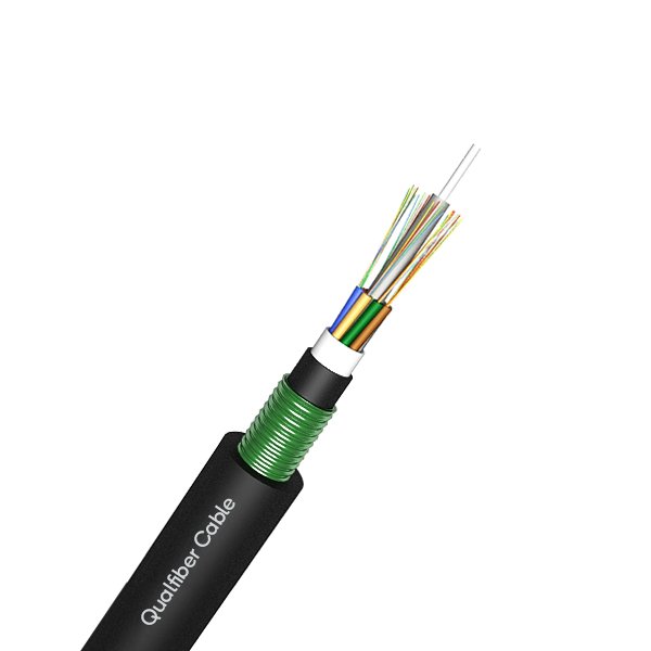 Câble à fibre optique blindé GYTFY53 pour enterrement direct