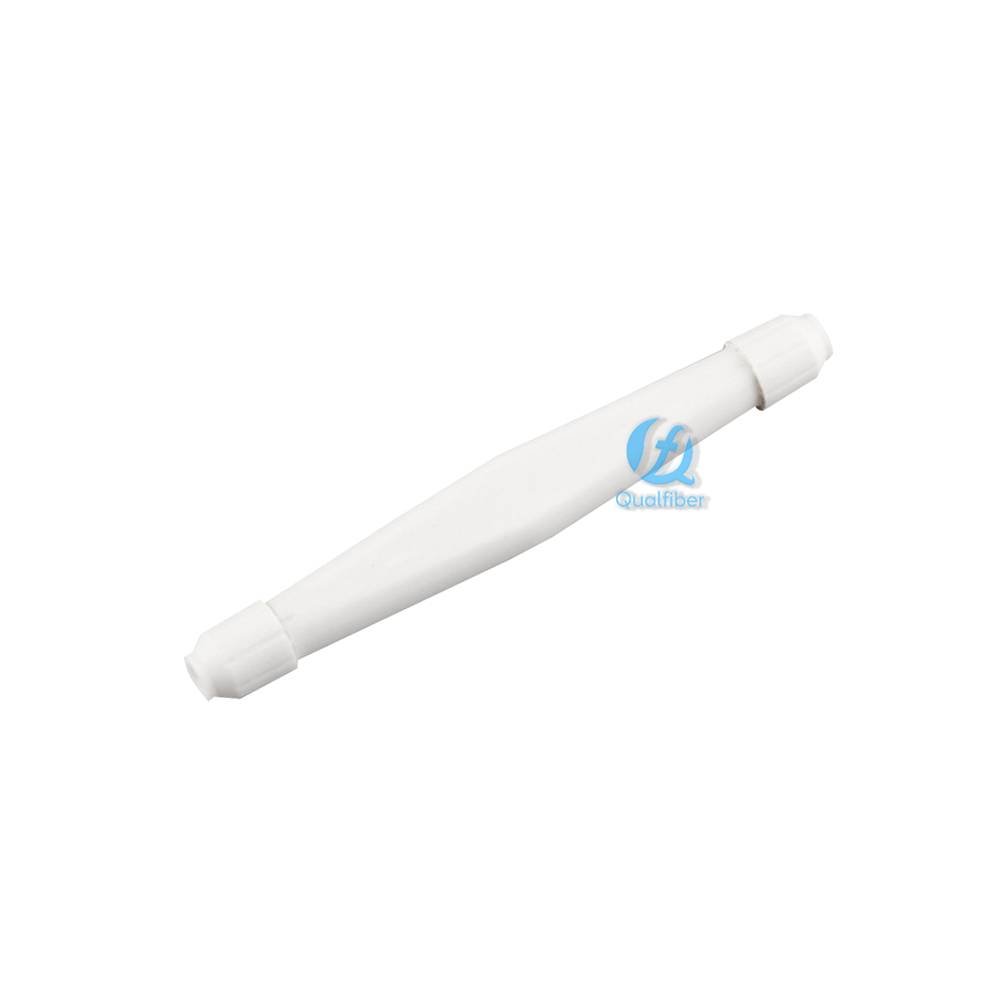 Protecteur de Fibre Optique 1 Entrée 1 Sortie pour Câble de Branchement Rond avec Capuchons