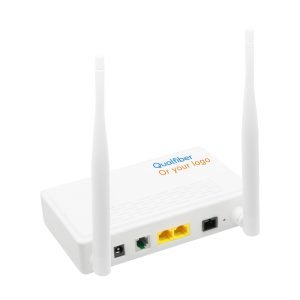Wholesale Gpon Onu Fiberhome – QF-HE101WP 1GE+1FE WIFI+1POTS EPON ONU – Qualfiber