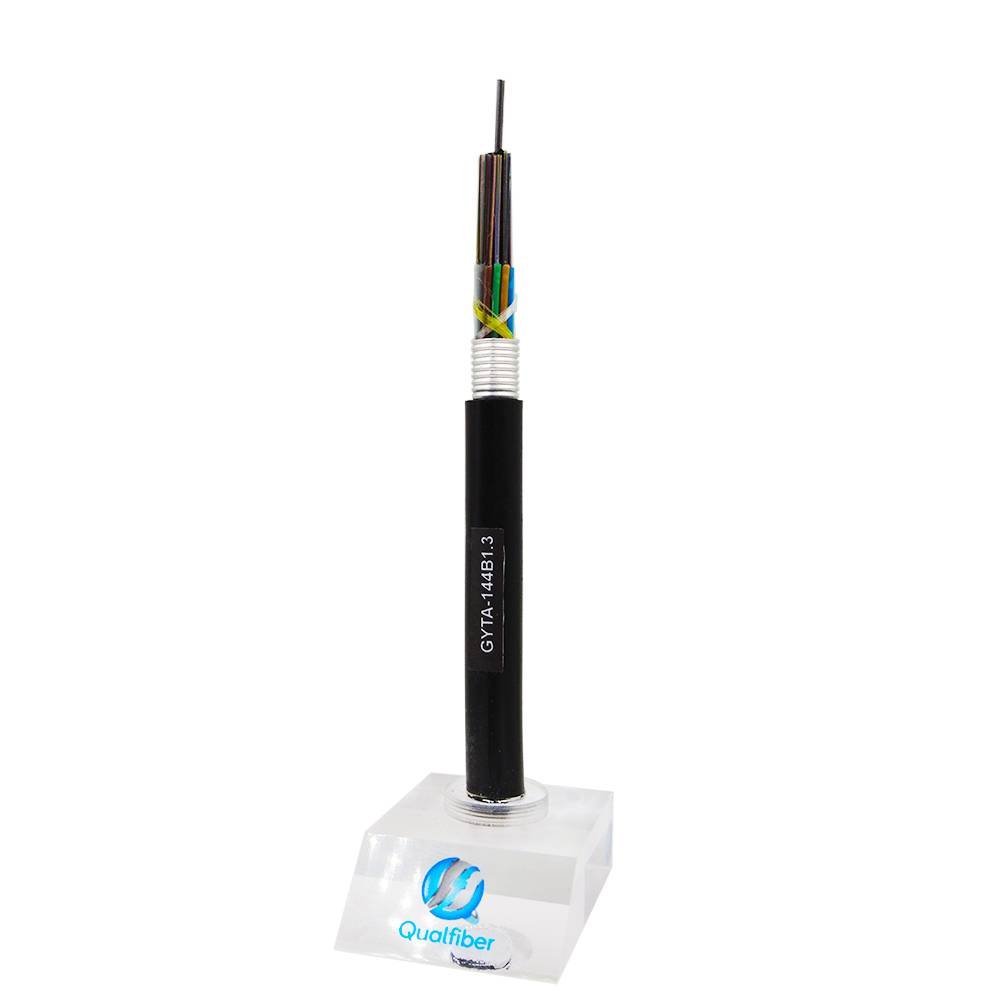 GYTA Aluminum Tape Armored Fiber Optic Cable For Aerial And Duct Installation