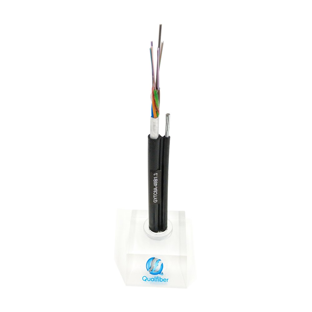 Câble à Fibre Optique Aérien Autoporté en Forme de Huit pour Extérieur GYTC8A