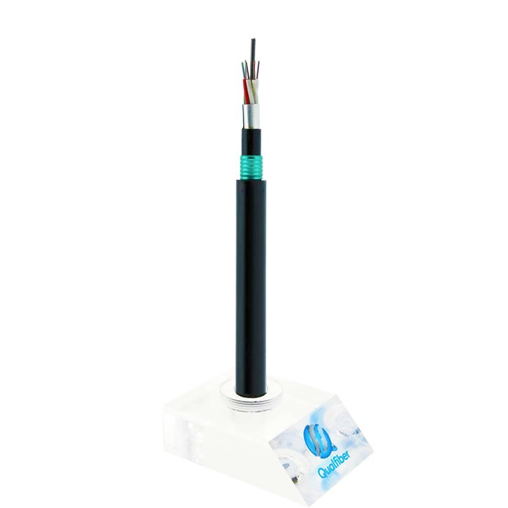 Stranded Loose Tube Metallic Strength Member Armored Fiber Optic Cable GYTZA53