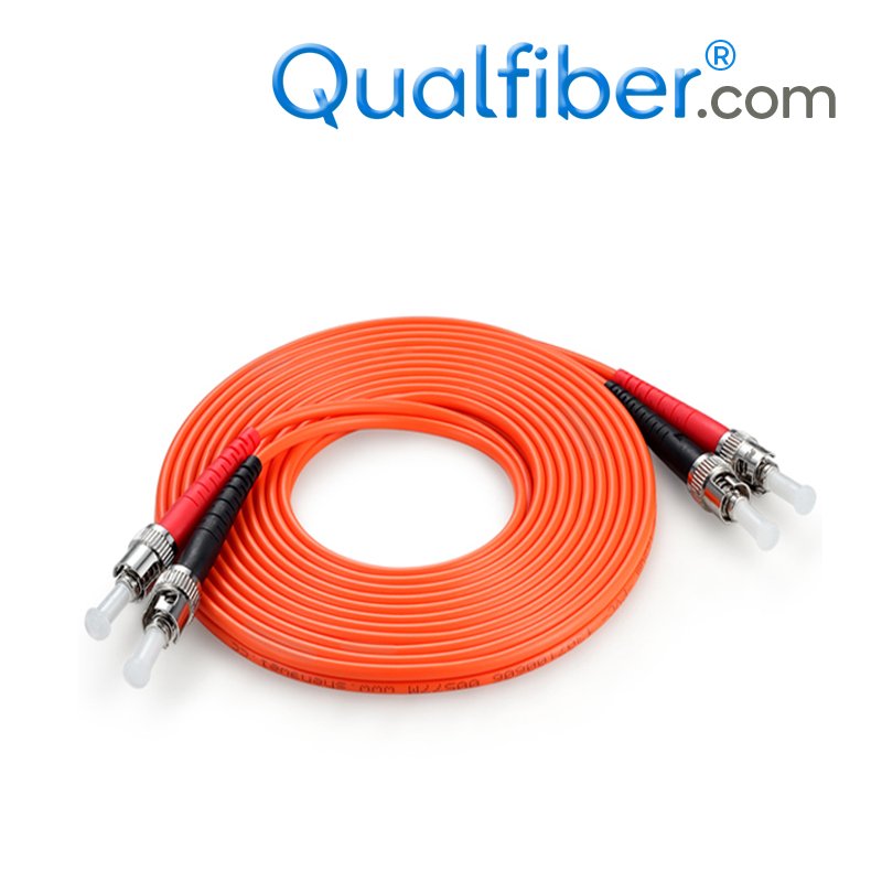 Cable de conexión de fibra óptica dúplex ST-ST