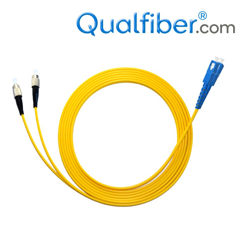 Cordon de brassage fibre optique duplex FC-SC